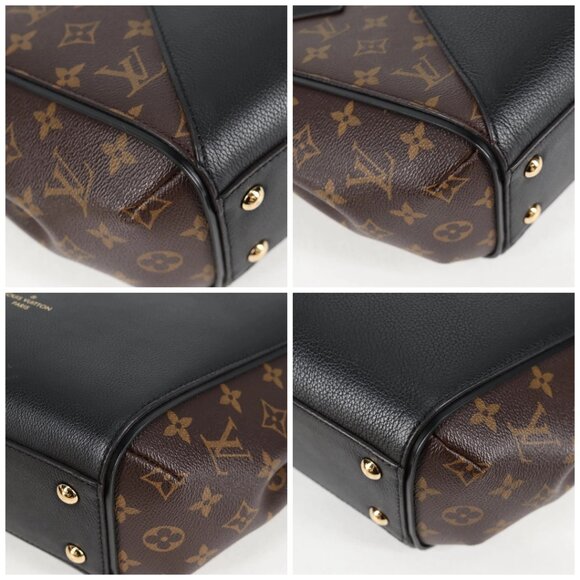 LOUIS VUITTON Monogram Kimono PM Tote Bag 2way Black M41855 LV Auth 118925M - Picture 14 of 16